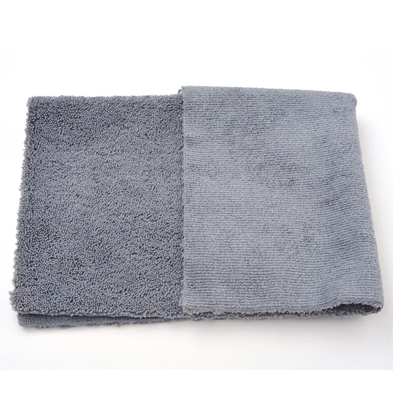 Wholesale Ultrasonic Cut Edgeless super plush Microfiber detailing Towels for car wax