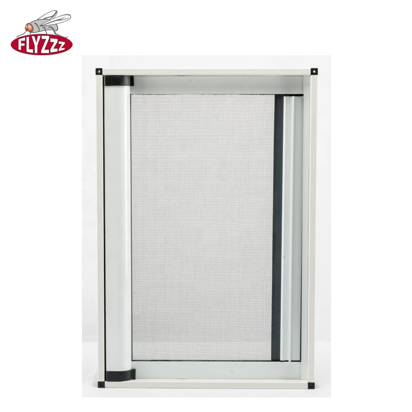 Door Mosquito Net Fly Insect Screen Door Retractable Sliding Roller Insect Screen Door