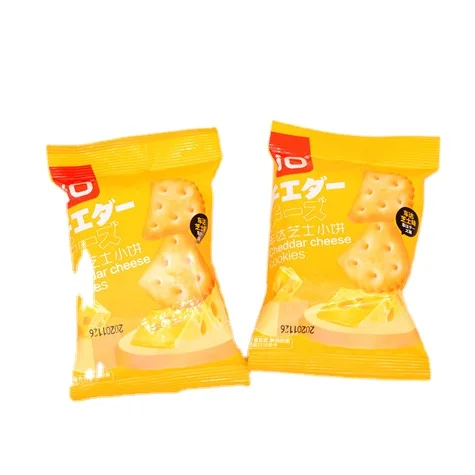 delicious healthy individual package OEM biscuit for diabetic small cookies cheddar cheese biscuit mini cracker