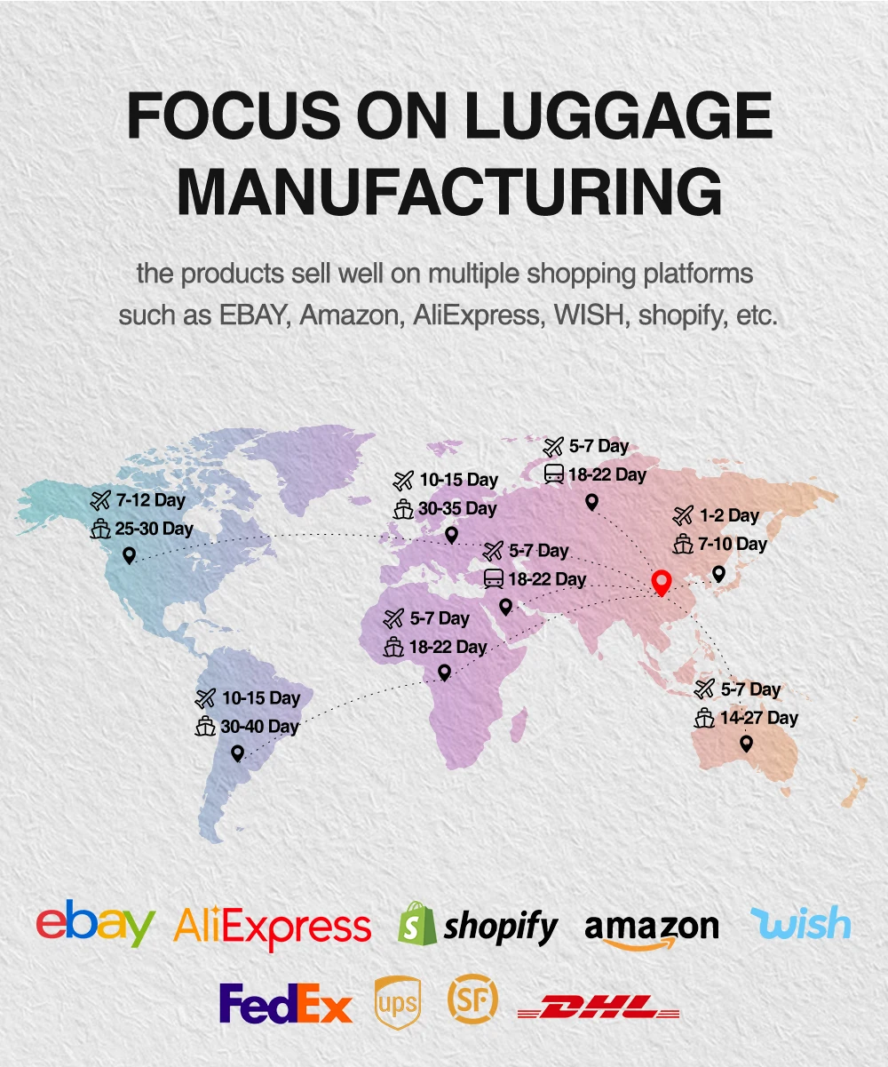 New Stylish Custom Umrah Hajj Designer PC ABS Suitcase Luggage for Travel