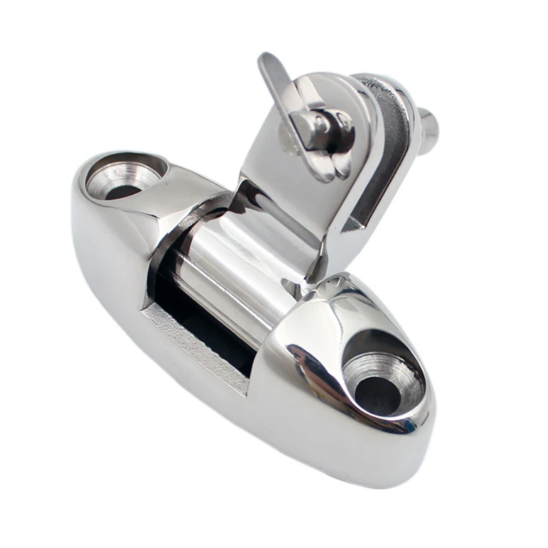 Marine supplies 316 stainless swivel deck hinge with quick pin
