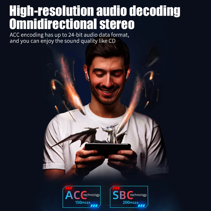 Наушники-вкладыши M28 игровая гарнитура Tws стерео наушники-вкладыши 45 мс Игровые наушники без задержки