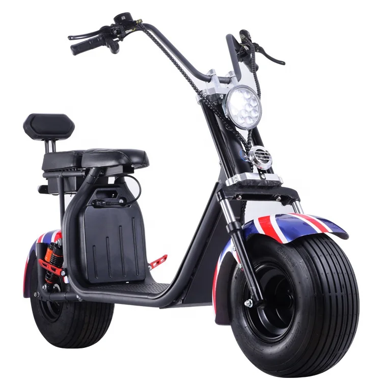 
202 New Model Citycoco 1000W 1500W 2000W 20AH Removable Battery Scooter Electric Motorcycle 