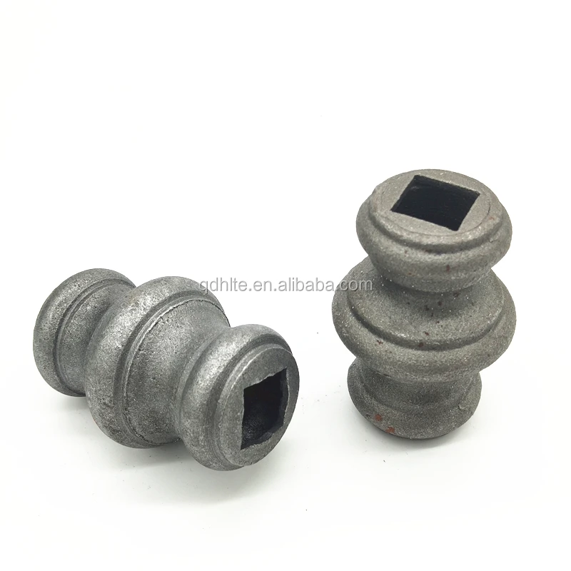 1/2 Inch Hole Decorative Stair Iron Studs Cast Iron Stair Spindle Forged Baluster Collar