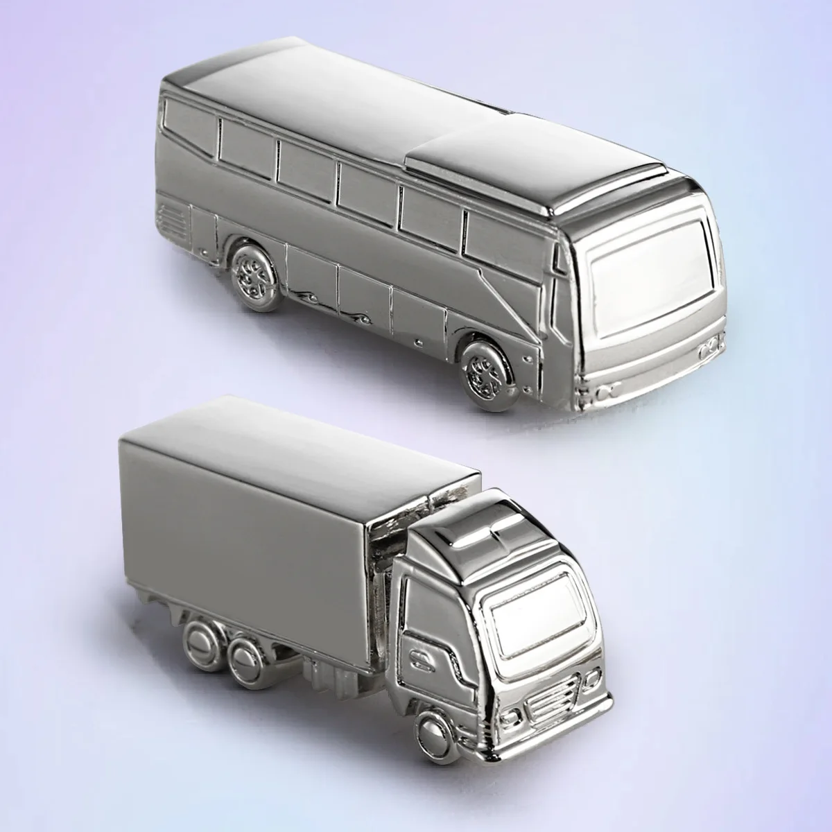 Wholesale Custom  Metal car Keychain 3d Mini Large Truck Model school bus Metal Keychain