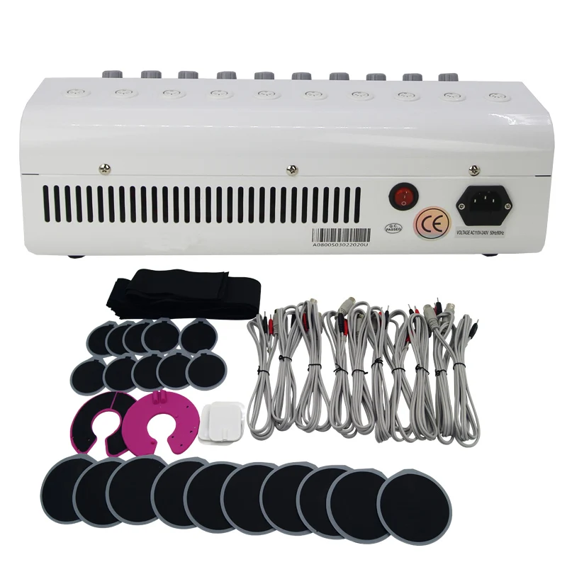 AURO Portable Tens Ems Machine Muscle Pain Relief Ems Weight Loss Body Slimming Stimulator Microcurrent Russian Waves Machine