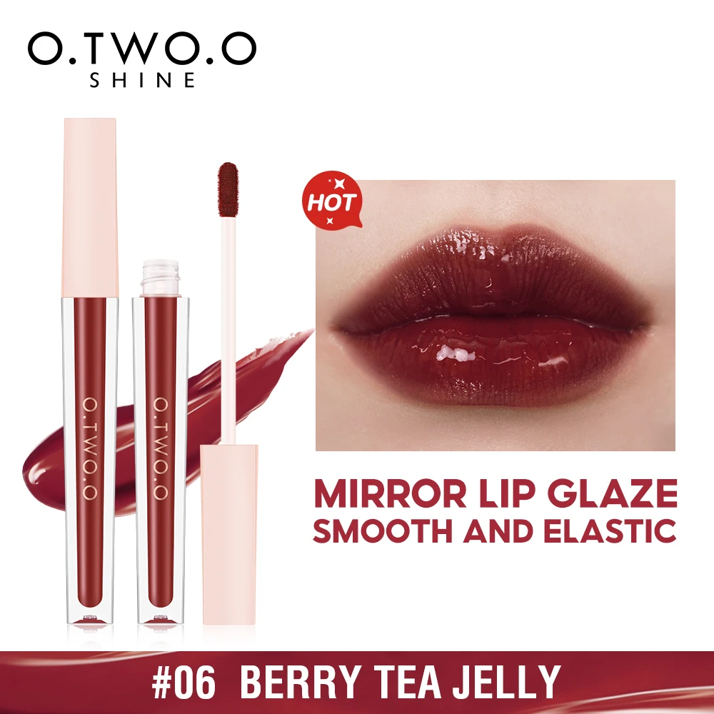 O.TWO.O Smooth Light Weight 3D Lip gloss High Pigment Long Lasting Lip Glaze
