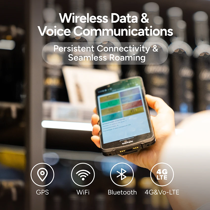 ME61 Waterproof PDAs Barcode Scanner Industrial QR Code reader Android 13 Data Collector rugged handheld PDA for Inventory