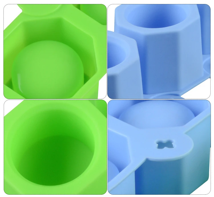 3 Holes Round Geometric  Vase Mold cake Molds Silicone  Aromatherapy Candle Decoration