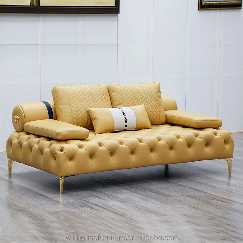 Wholesale Manufacturer European Home Living Room Furniture Light Luxury Sofa Set Couch Sectional Sofa living room sofa