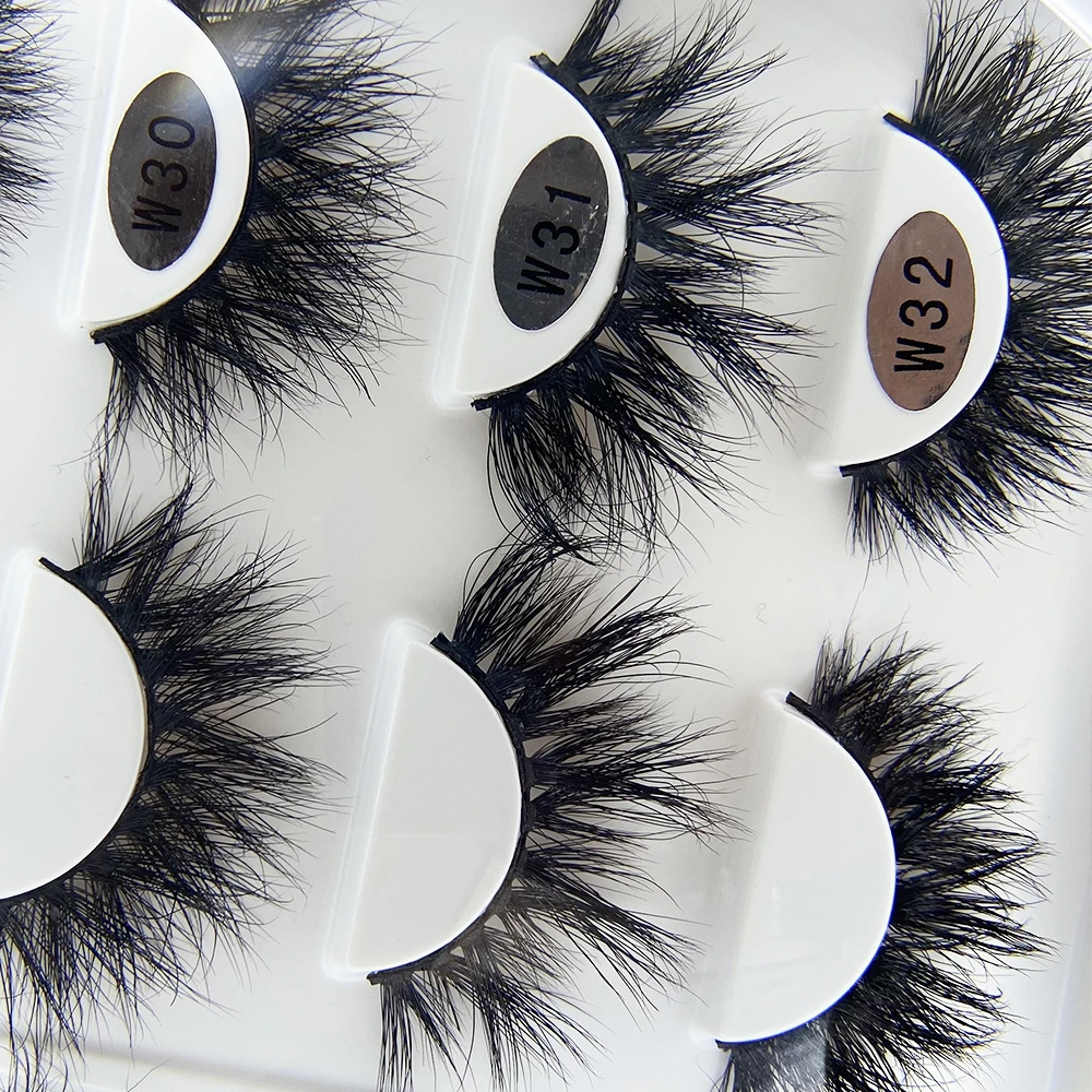 
25mm faux mink eyelashes wholesale private label custom eyelash packaging box mink lashes3d wholesale vendor 