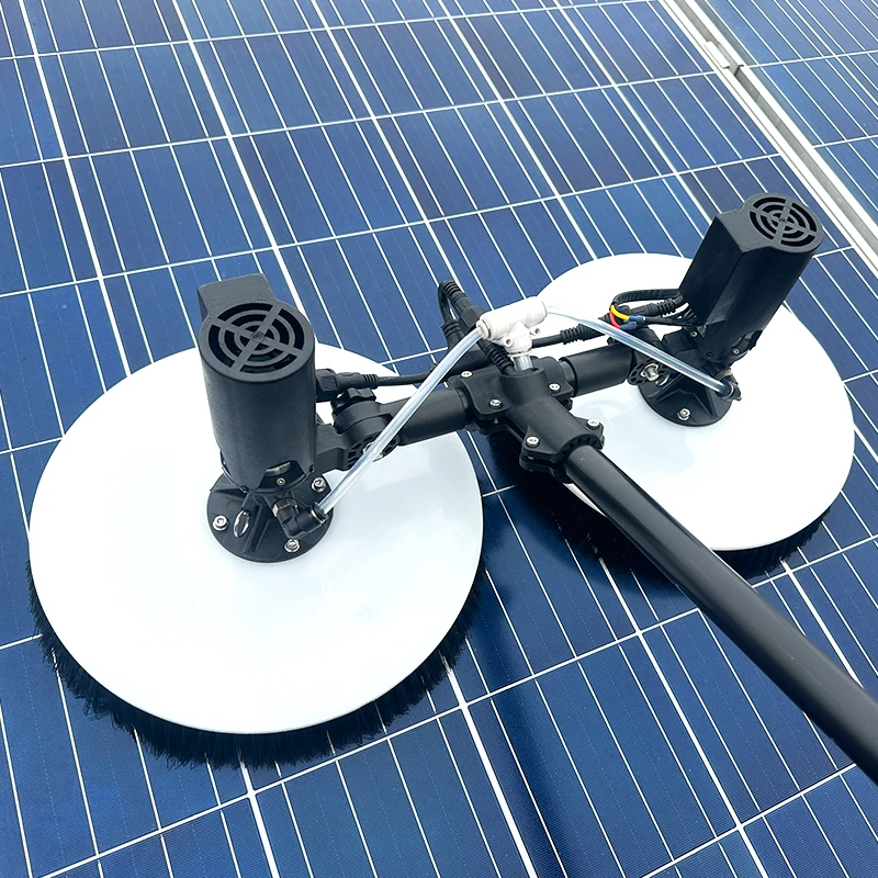 Solar Power Panel Cleaning Machine Service Cleaner Automation Solar Cleaning Brush  Solar Panel Cleaning Tools Machine