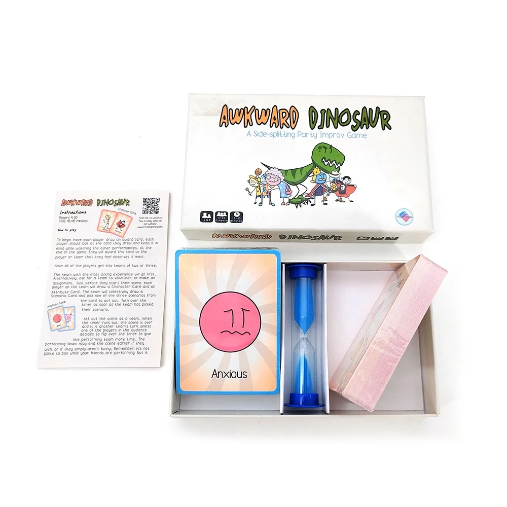 Manufacturer Funny Kids Adult Party Game Card With Timer Drinking Game Paper Playing Card Game Custom Printing For Adults