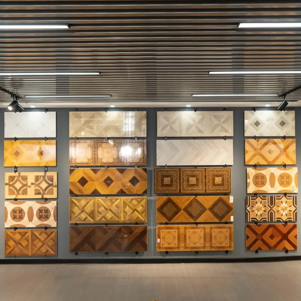 German natural oak wooden floor 8mm 12mm laminated parquet flooring