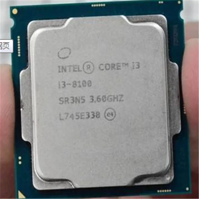 for Hottest sale  desktop computer cpu processor intel core i3 8100
