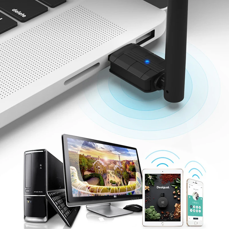 150 Мбит/с беспроводная сетевая карта USB WiFi EP-MS8552s адаптер беспроводной