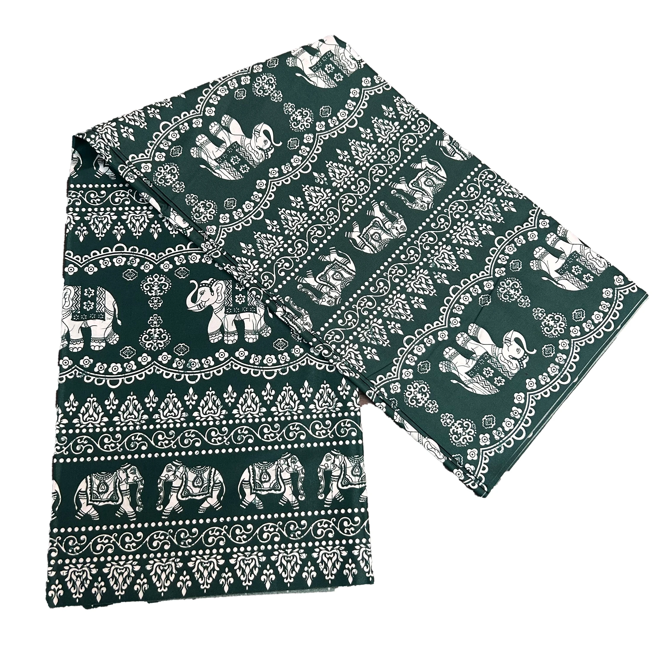 New product!!! Polyester microfiber yarn cage fabric, polyester Thai printed yarn cage fabric, Indonesian yarn cage fabric