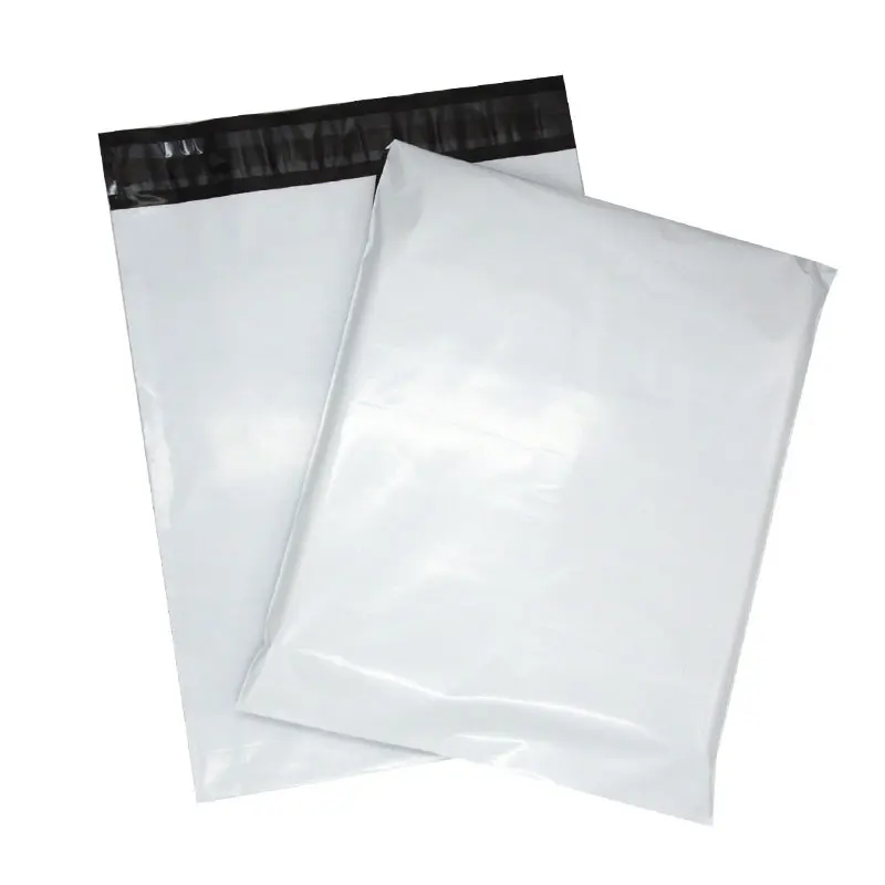 custom logo black eco friendly biodegradable plastic poly mailer courier shipping bag for clothing mail mailing bags