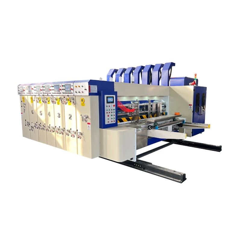 Full Automatic high Speed flexo printer slotter die cutting Carton printing machinery