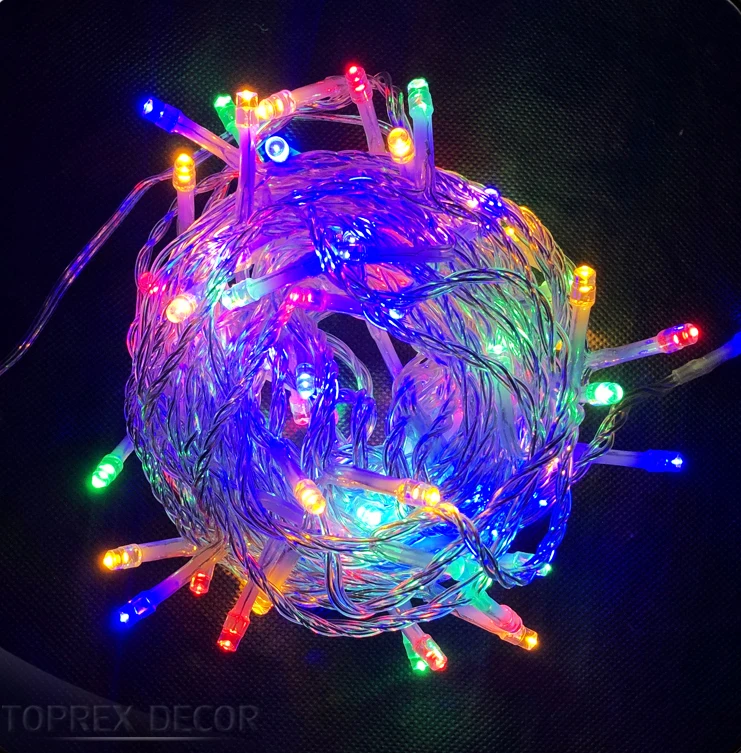 Holiday Outdoor Lighting IP65 Waterproof RGB String Light Warm White Christmas Tree Decoration 220v Connectable String Lights