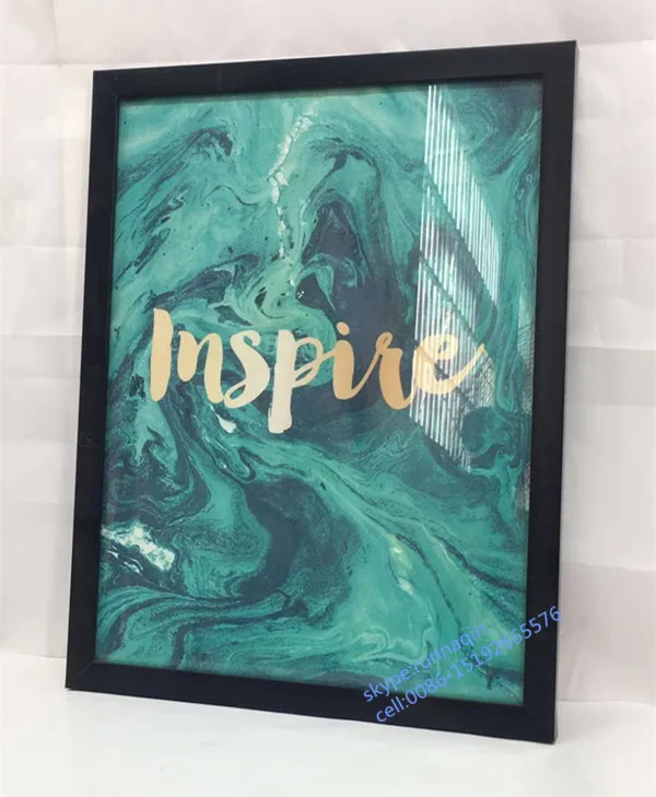 Home decoration Large black plastic picture frame plastic photo frame 50x70cm 40x50cm wall decor photo frame