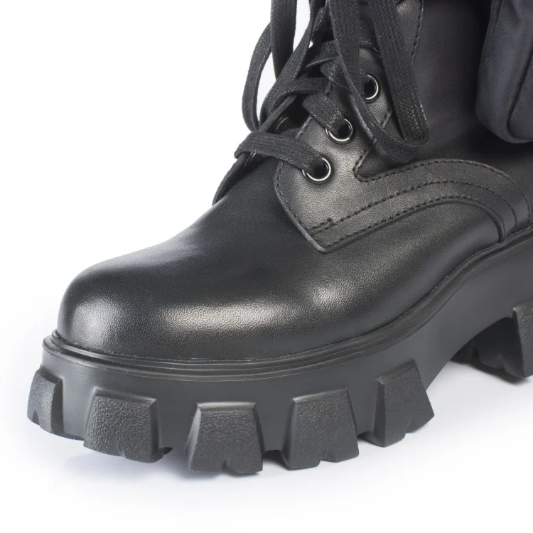 Unisex USB Powered Foot-Warming Platform Boots Portable Battery Heating Cold-Resistant Leather Style