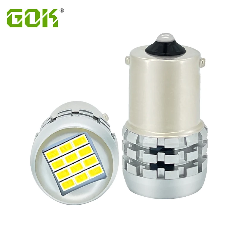 Car light bulb 12smd 3020 LED Car Tail Backup Reverse Light Bulb 12V-24V 1156 1157 Led turn signal light brake tail amp