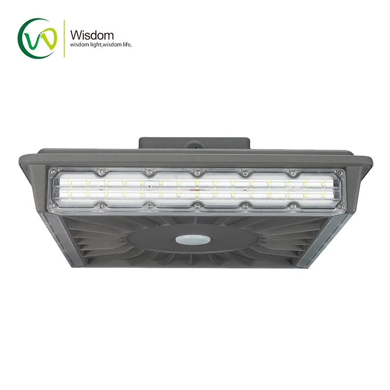 DLC Led Light Fixture parking garage Canopy Light LED 45 70W IP65