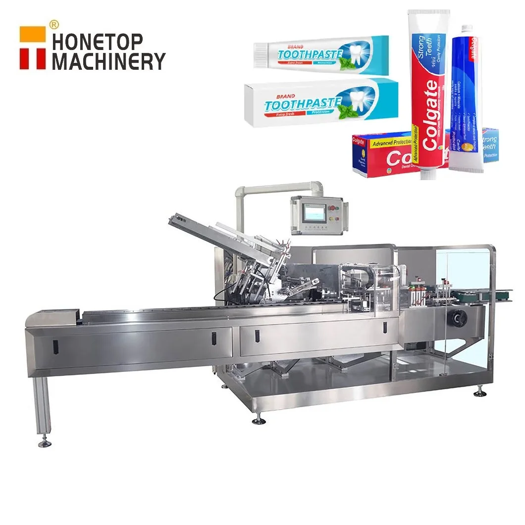 Honetop Fully Automatic Multi head Hot Milk Carton Packaging Machine weighting filling machine