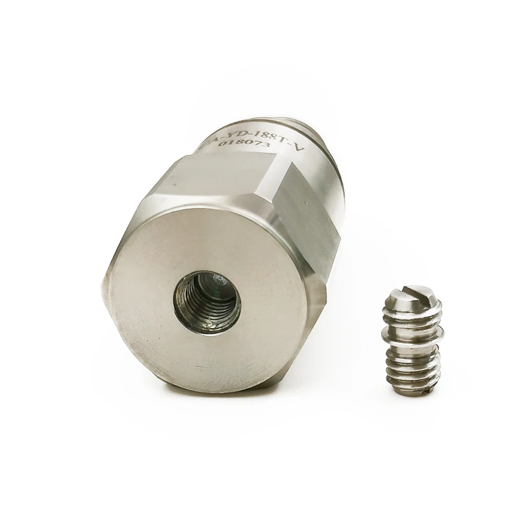 Industrial site monitoring two pin socket output IEPE cheap sensor China vibration transducer accelerometer transmitter sensor