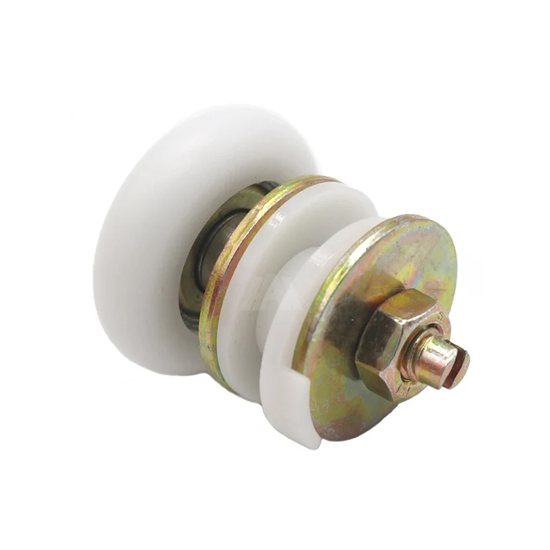 Bathroom white 626 bearing nylon wheel sliding glass window track roller