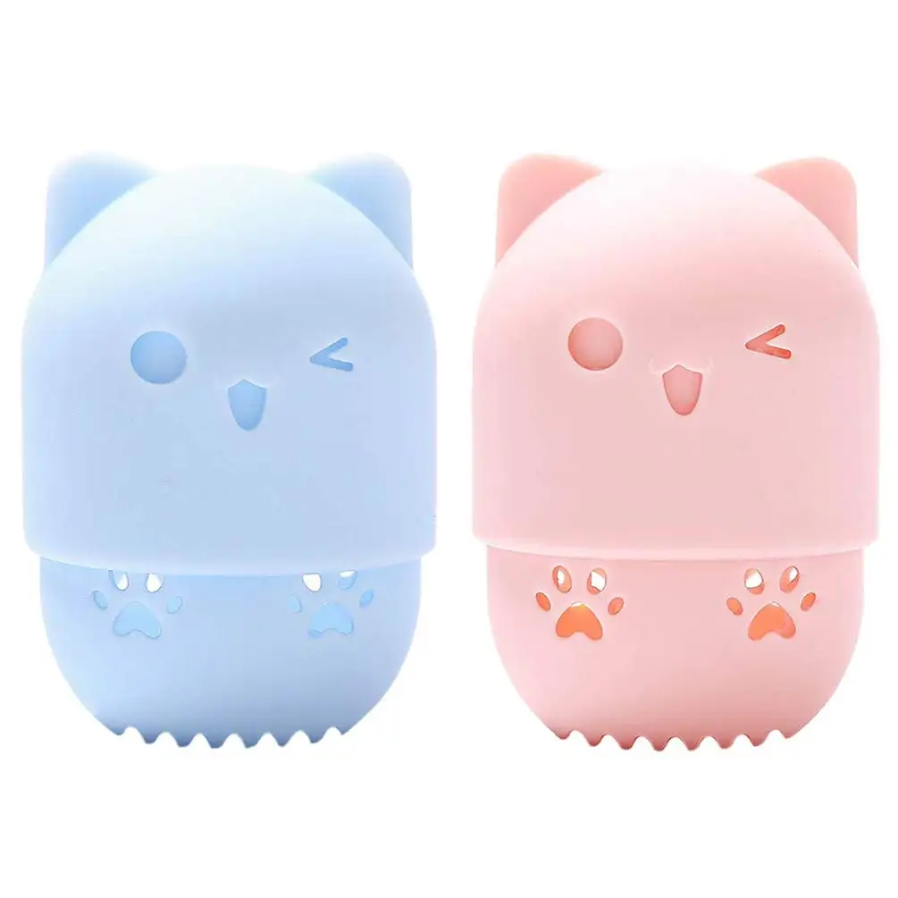 Makeup Sponge Blender Sponge Holder Washable Reusable Protective Carrying Case Travel Case Container