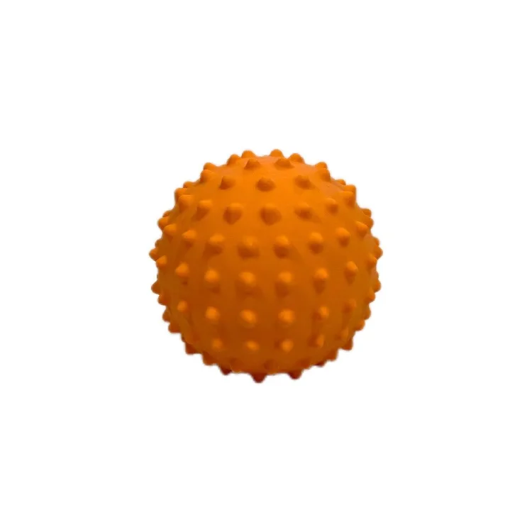 Natural Rubber Sensory Ball Without Holes For Baby Playing Chewing New Design 2025