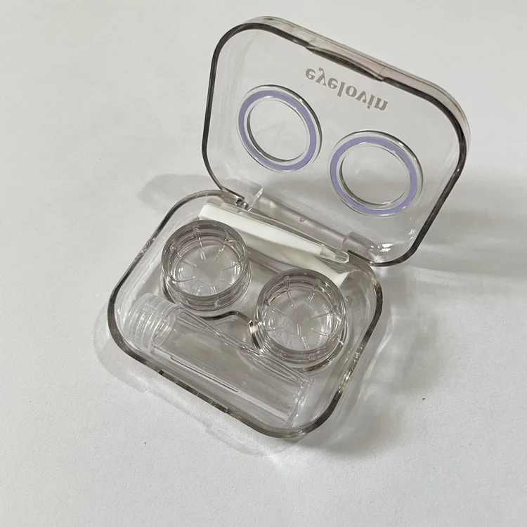 Women Contact Lenses Case Student Contact Lens Containers Daily use Easy Carrying Plastic Contact Lens Box A-600