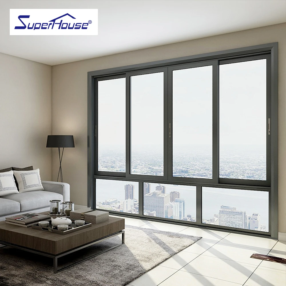 AS2047 Australia standard Sliding Window with timber reveal  insulated glass with argon for living room