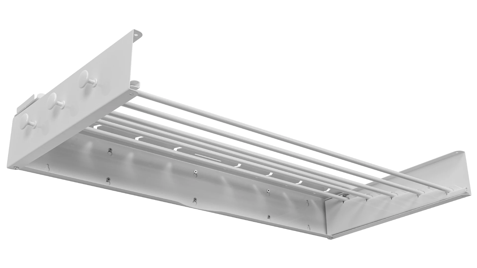 2024 SOYOUNG 100 CM Square Hooks Wall Mounted Dual Purpose Clothes Drying Rack Foldable Clothes Hanger For Balcony Use