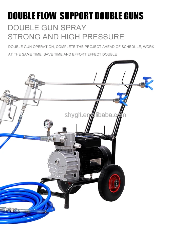 G23 electric automotive paint spray gun machine  painting equipment diaphragm airless paint spray machine