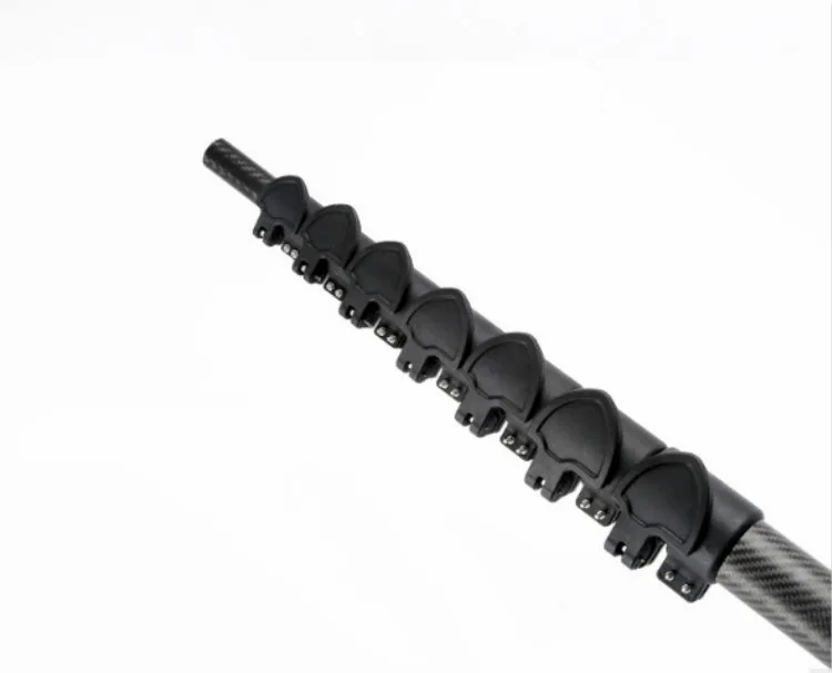 18m 60ft telescopic 3k carbon fiber extension pole rod for Coconut juice picking