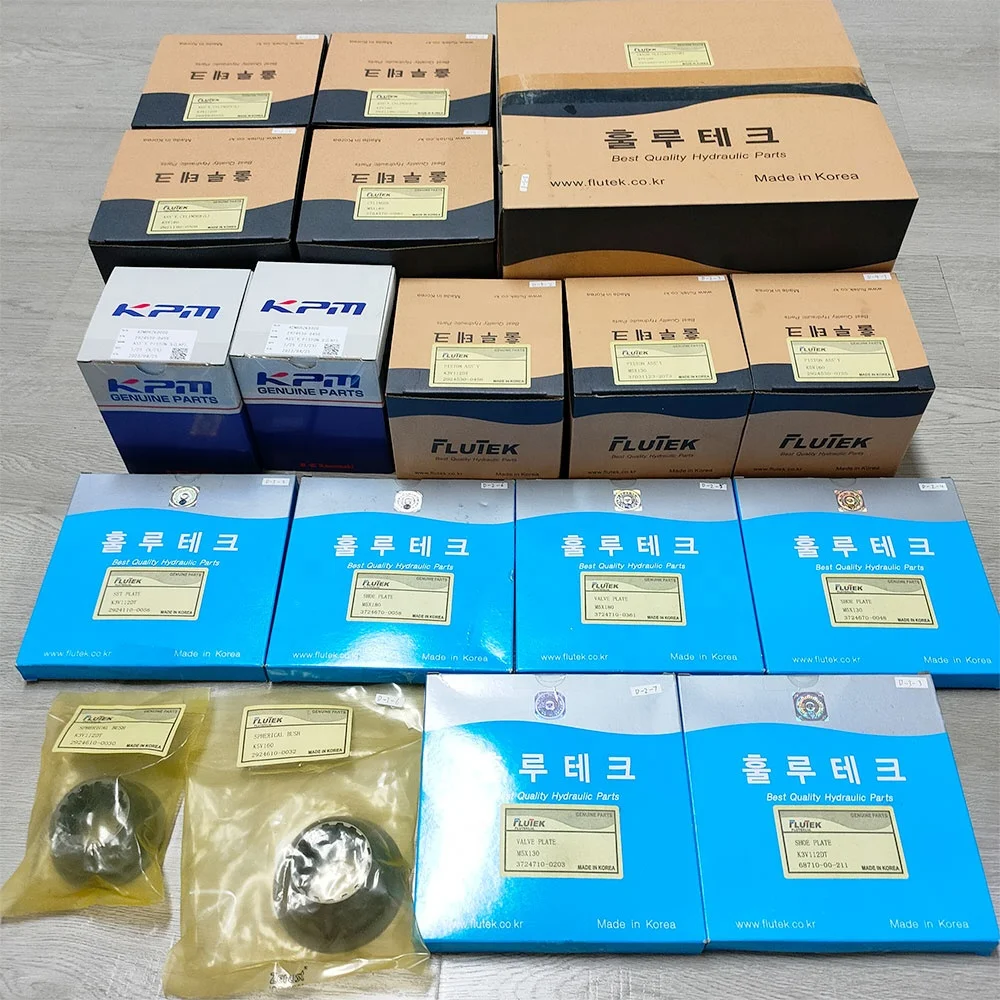 Flutek Kawasaki Rexroth Handok K3V63 Hydraulic Main Pump Parts Kawasaki K3V180Dt Crawler Mini Excavator Pumps