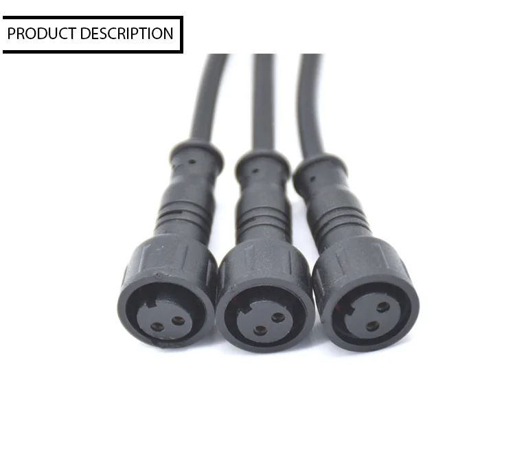 Y Type Waterproof Connector IP67 Connector 1 to 3 Cable Splitter Connector