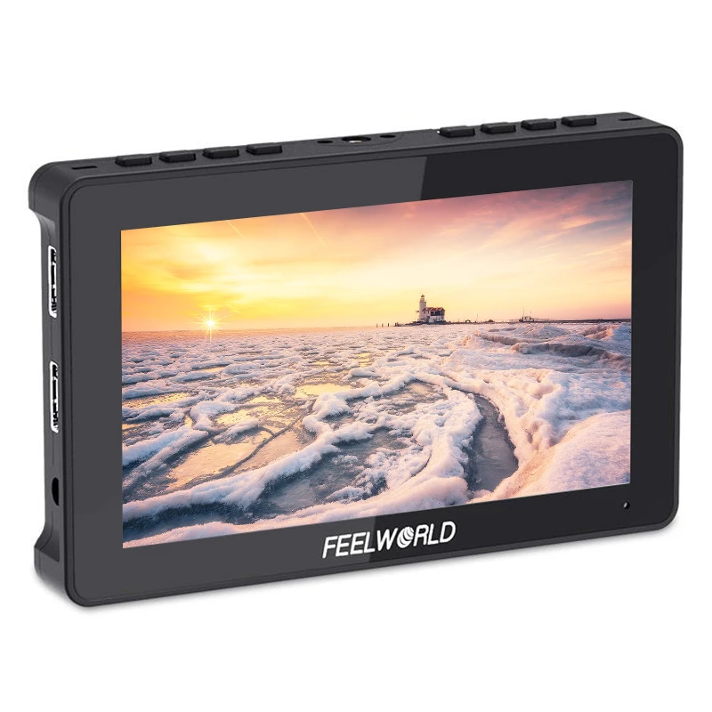 FEELWORLD F5 PRO 5.5 touchscreen on-camera monitor FHD 4K Power for Camera professional rotating on gimbal and camera portable