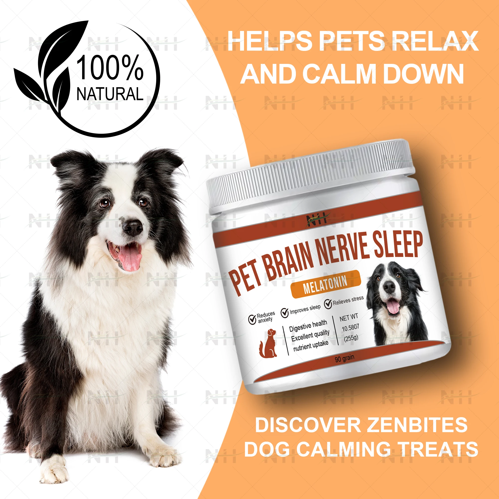 Sleep Chews for Dogs,Soothing Snacks for Stress & Dog Anxiety Relief ,Dog Treats for Separation Anxiety Relief for All Breeds