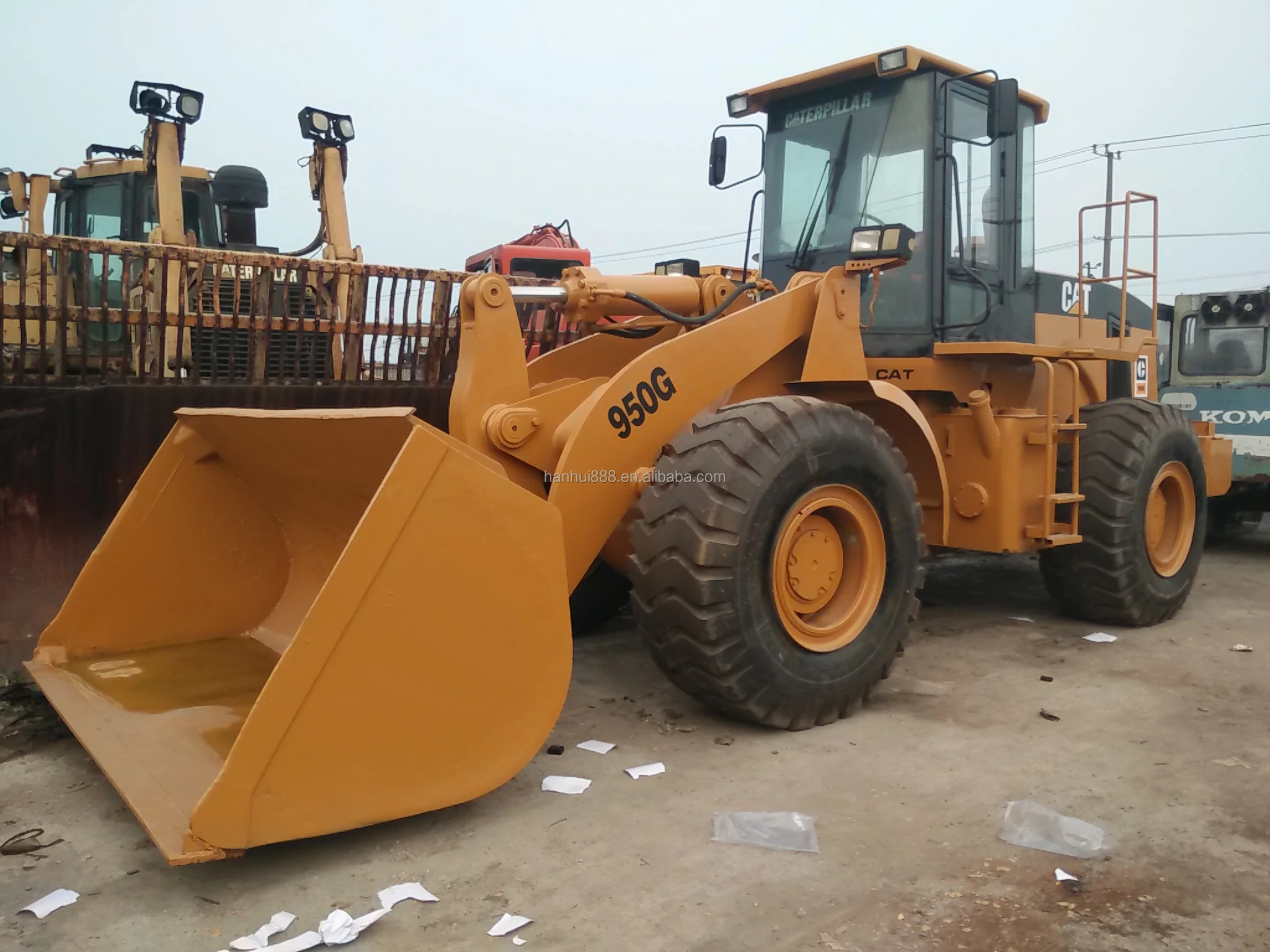 Хорошая цена подержанная строительная машина б/у Cat 950h 950f 950g колесный погрузчик экскаватор-погрузчик 3 4cx CAT 226B