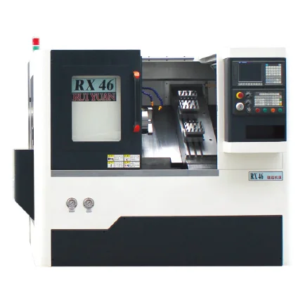 Metal Cutting CNC Lathe RX-46 Slant Bed Metal Maching Horizontal Lathe Machine