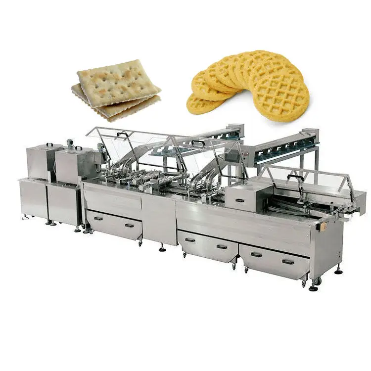 Industrial cream sandwich biscuit machine automatic 300 kg biscuit production line