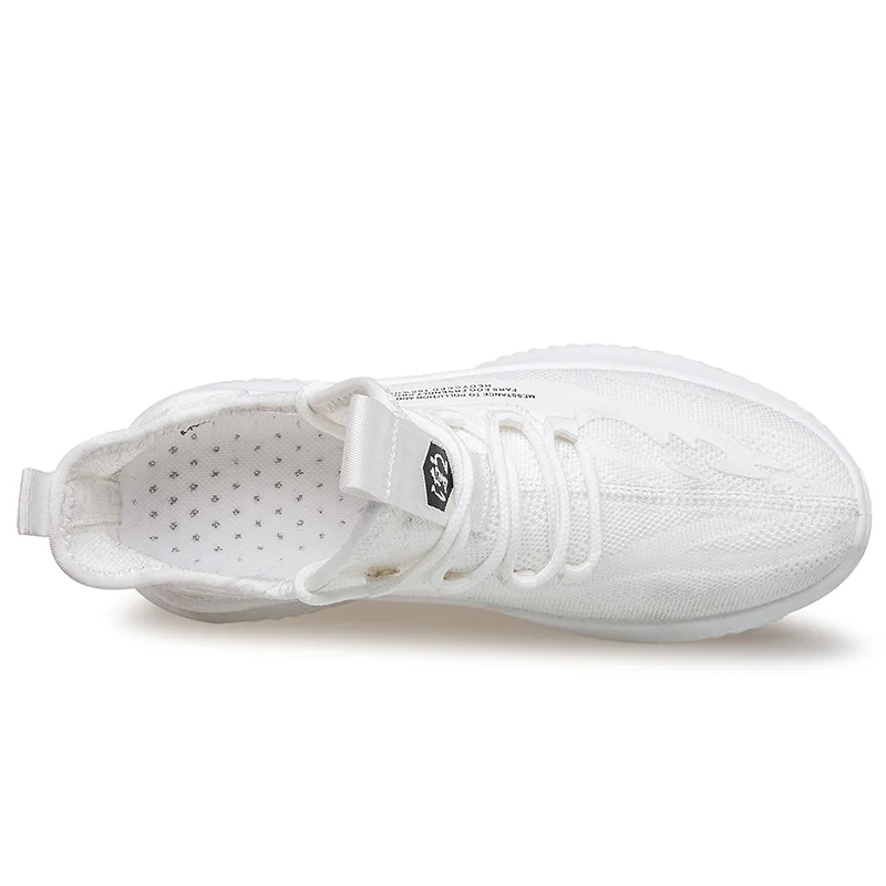 Stylish Popular Outdoor Men Fly Mesh Upper And Cushion Foam Sole Running Lightweight Shoes