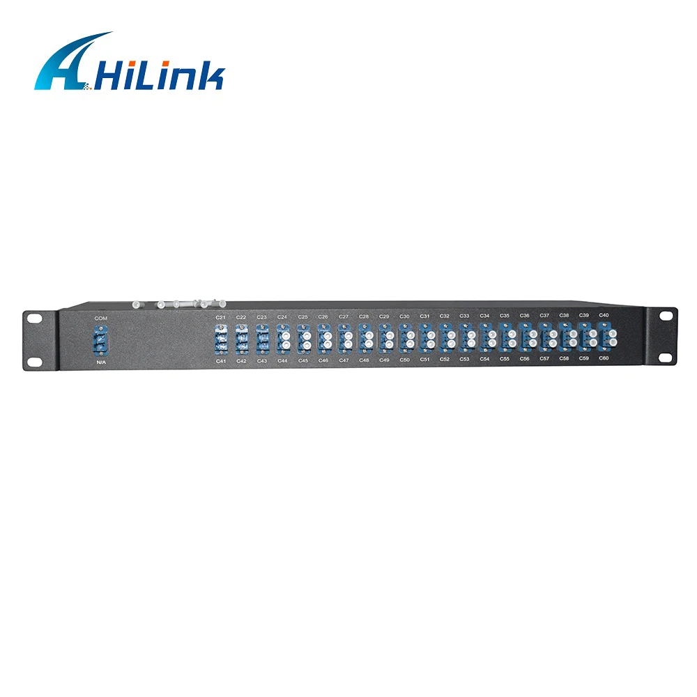 DWDM 80ch оптический мультиплексор демультиплексирование CH21-CH60 40 каналов мультиплексирования/демультиплексирования AAWG 96ch 50 ГГц