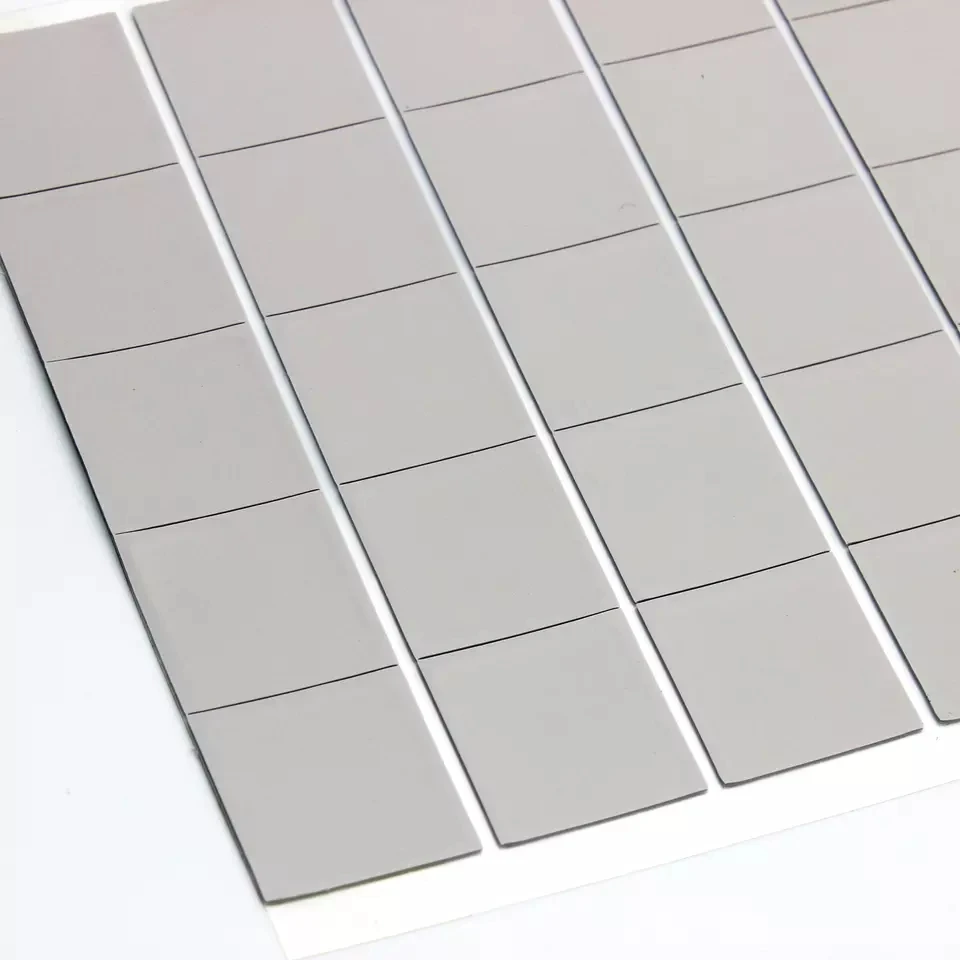 Pin conductive silicon film heat transfer heat pad