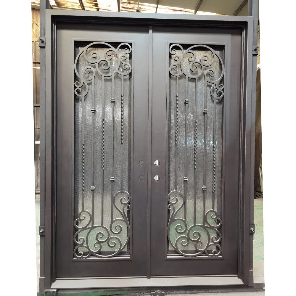 HUAART Professional Customization Top Quality Customized Size/Color Front Door Security Gate Exterior Security Steel Doors