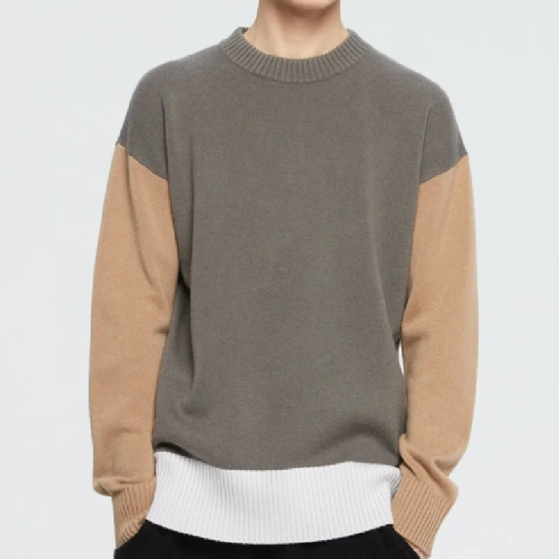 Новинка, Модный зимний официальный Повседневный удобный свитер, вязаный пуловер, мужской свитер